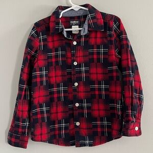 OshKosh Plaid Button Down Shirt